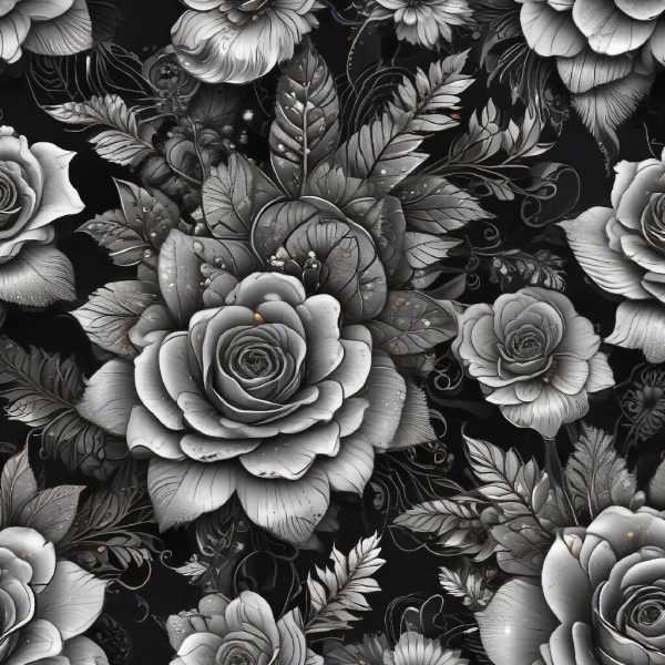 black roses glamorous Online Sale