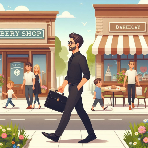 Man Going to the office on Sale